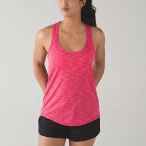 Lululemon Salute the Sun Singlet II In Heathered Boom Juice 45687